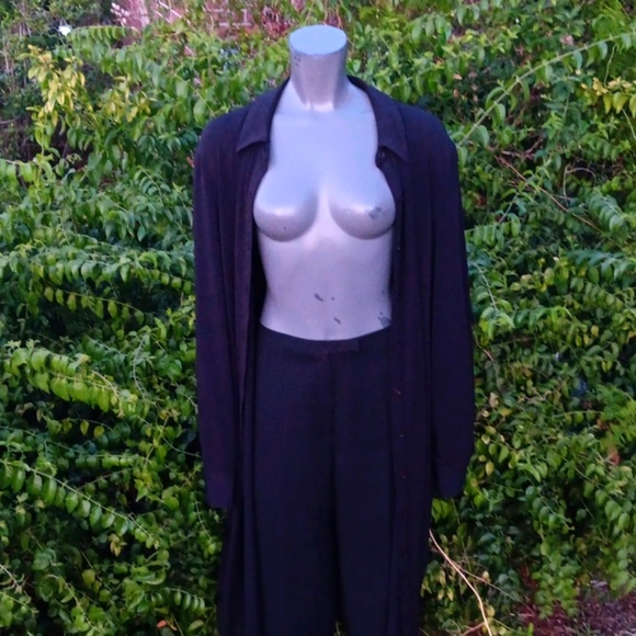 CAMI INTERNATIONAL LADIES BLACK (11) BUTTON FT CLOSURE LUXURY DRESS (TAIWAN) - Picture 5 of 17